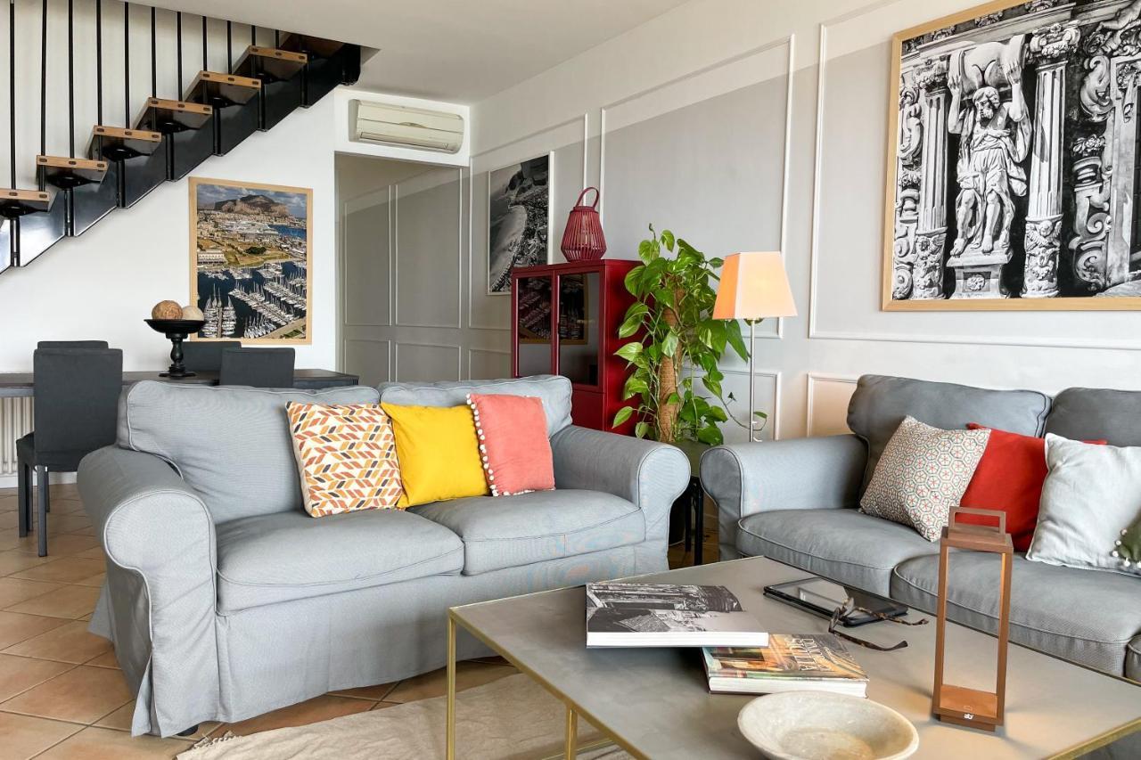 Ferienwohnung Mondello In Terrazza By Domusicily Exterior foto