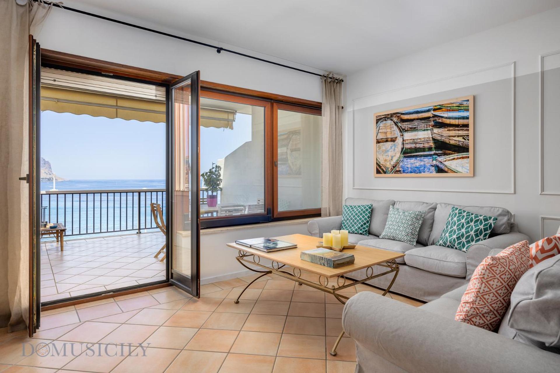 Ferienwohnung Mondello In Terrazza By Domusicily Exterior foto